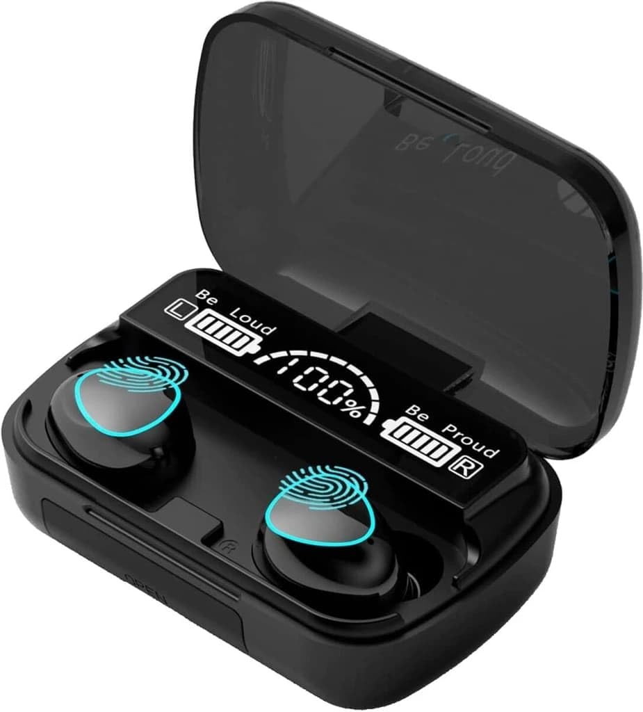 M10 Earbuds With Power Bank & Box Packing
