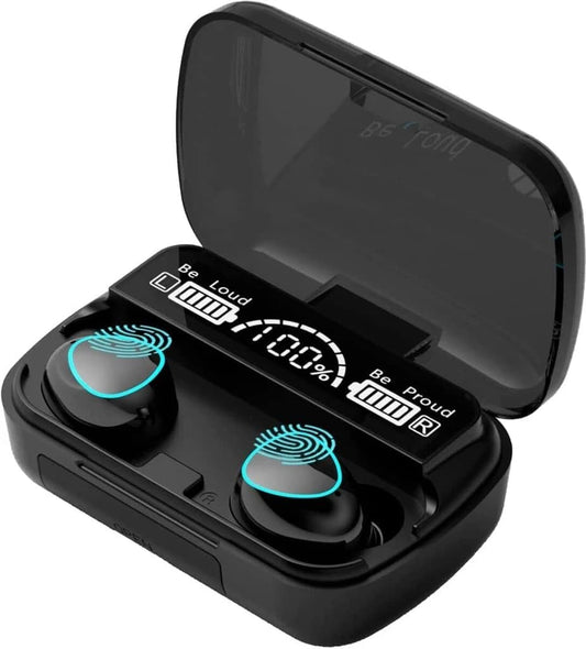 M10 Earbuds With Power Bank & Box Packing