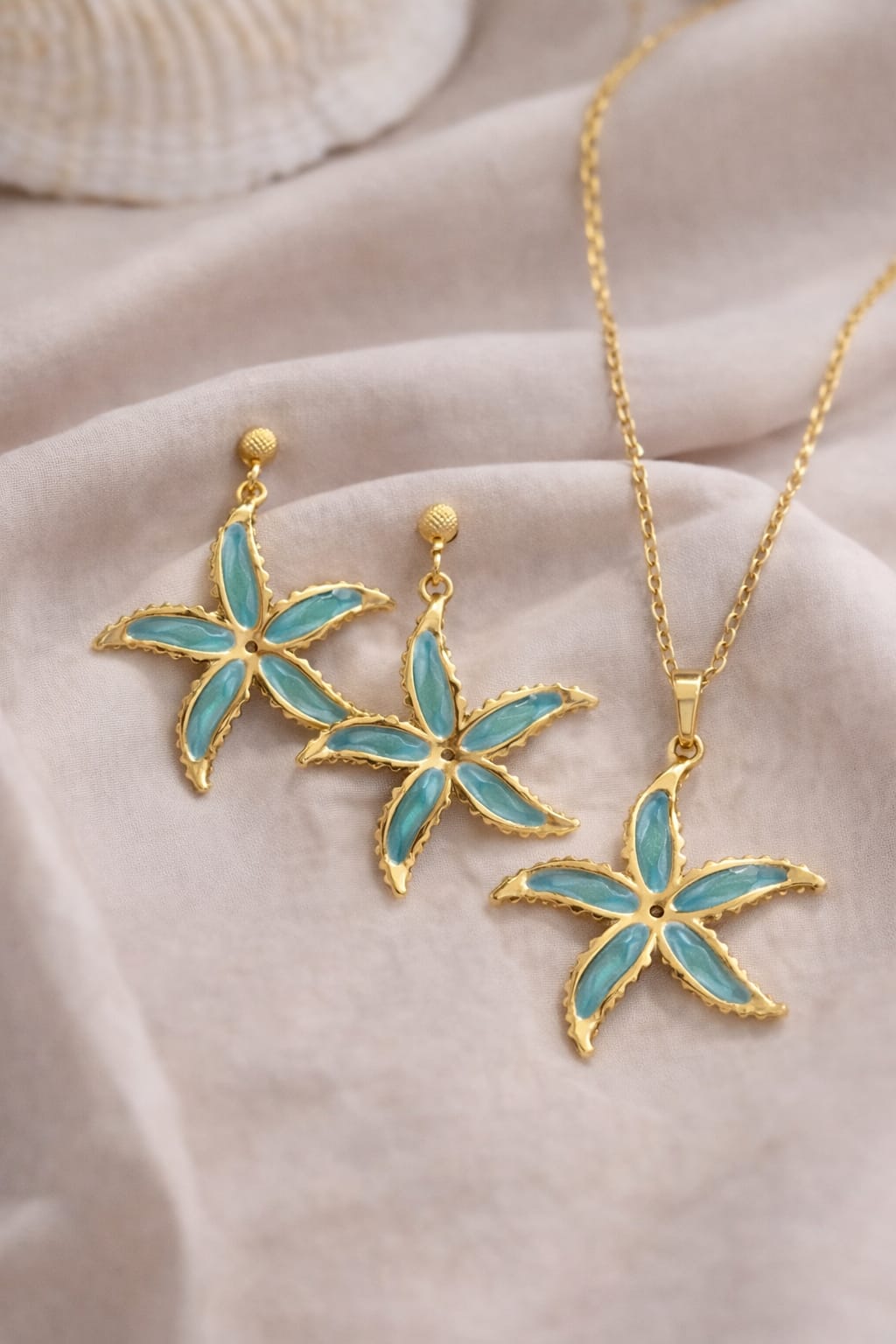 Premium Starfish Pendant Set!