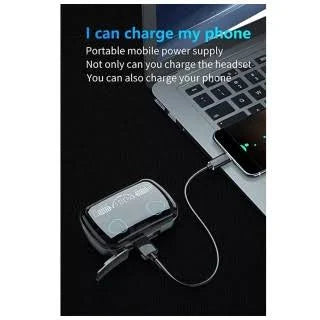 M10 Earbuds With Power Bank & Box Packing